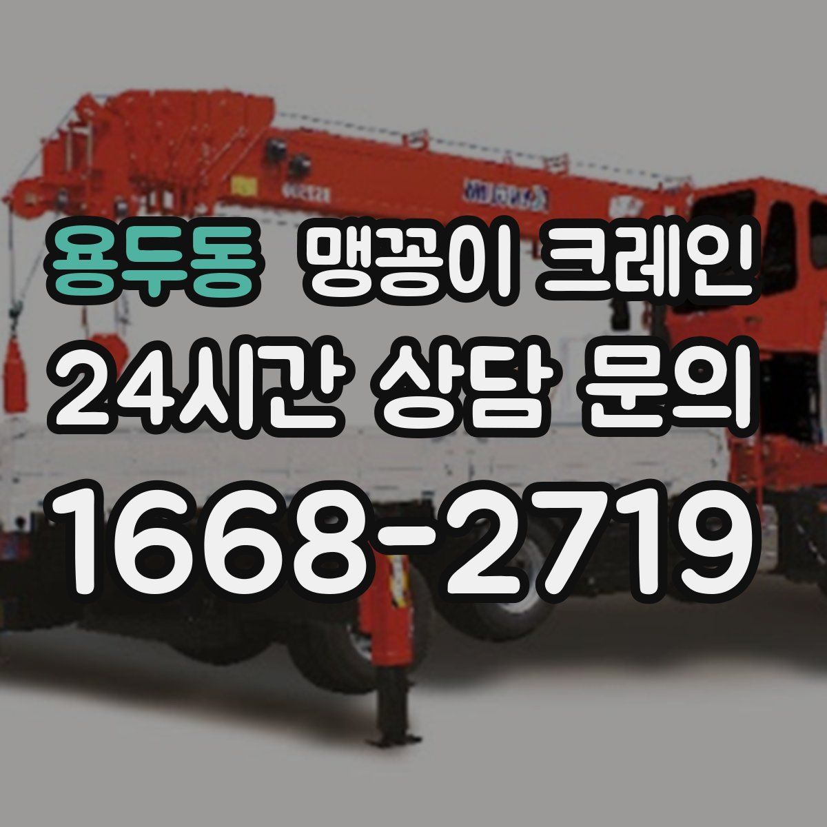 용두동 맹꽁이 크레인