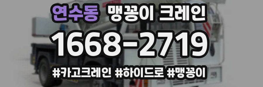 연수동 맹꽁이 크레인
