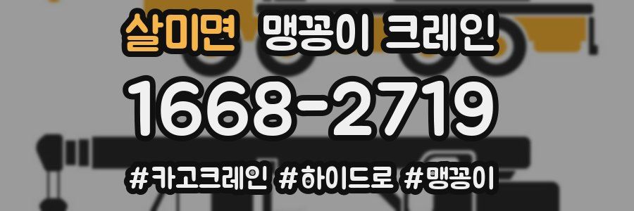 살미면 맹꽁이 크레인