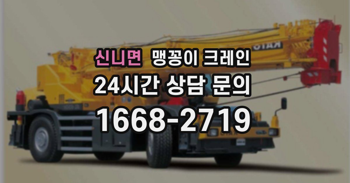 신니면 맹꽁이 크레인