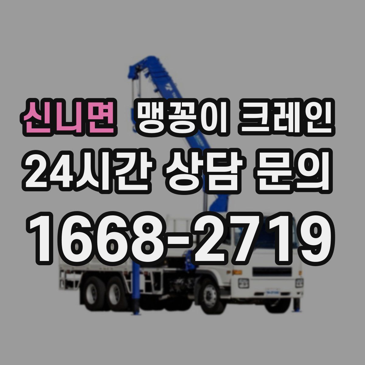 신니면 맹꽁이 크레인