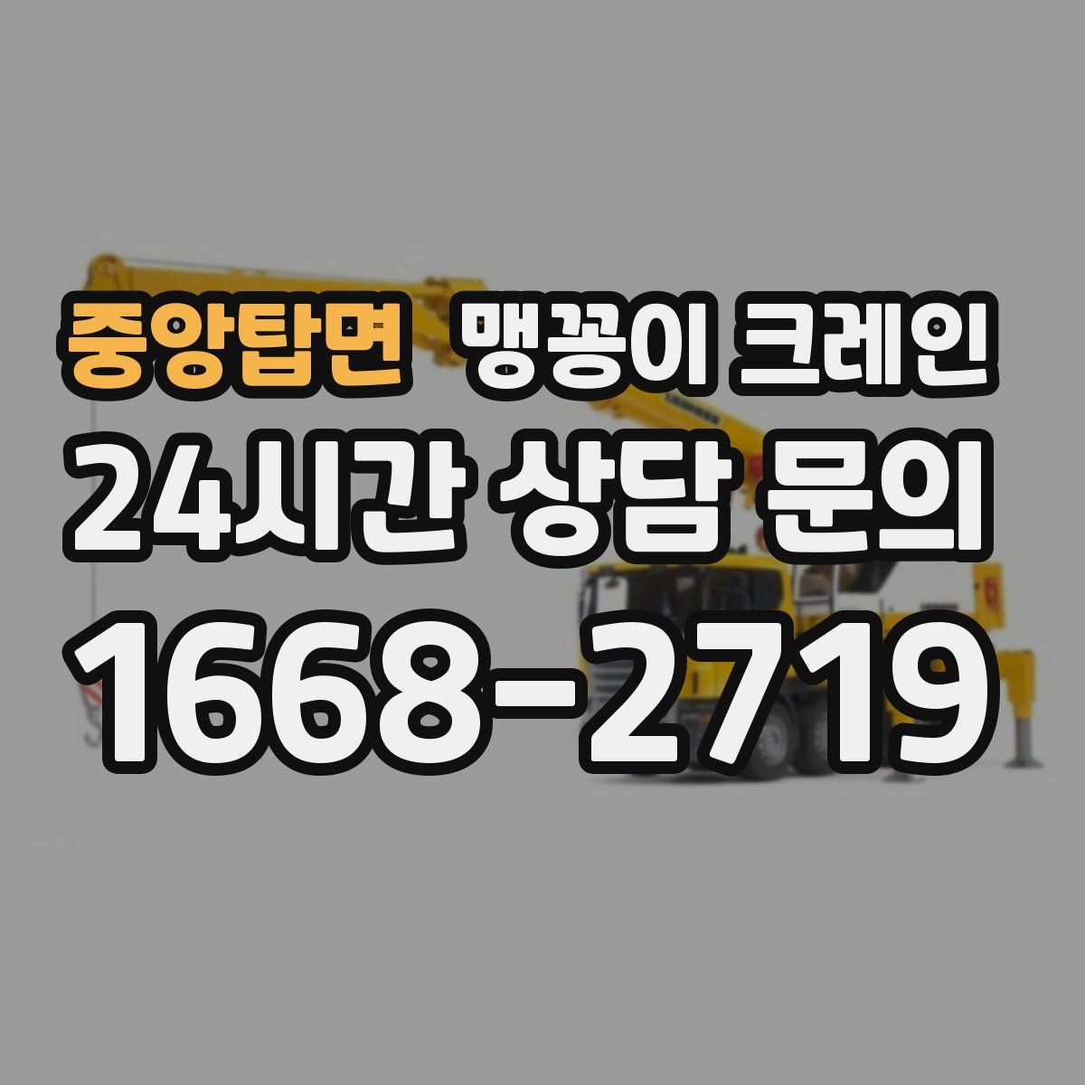 중앙탑면 맹꽁이 크레인