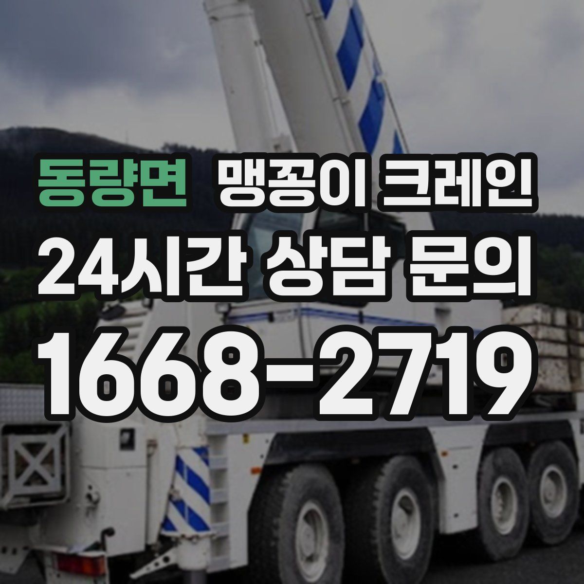 동량면 맹꽁이 크레인