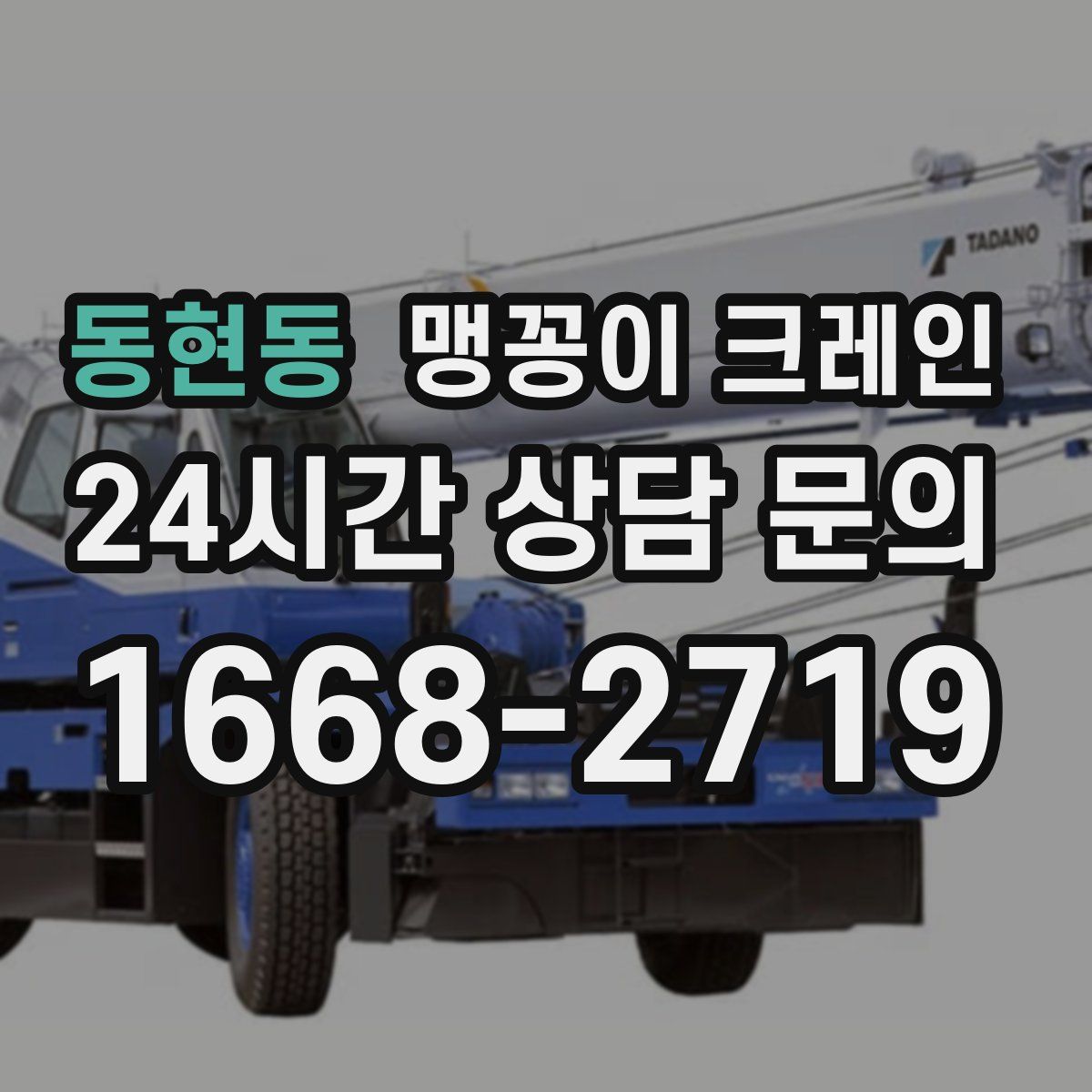 동현동 맹꽁이 크레인