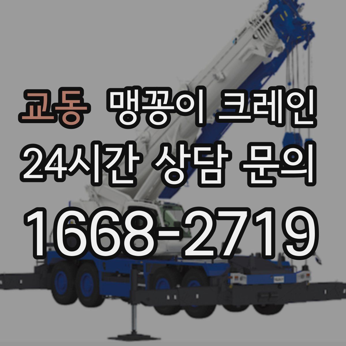 교동 맹꽁이 크레인