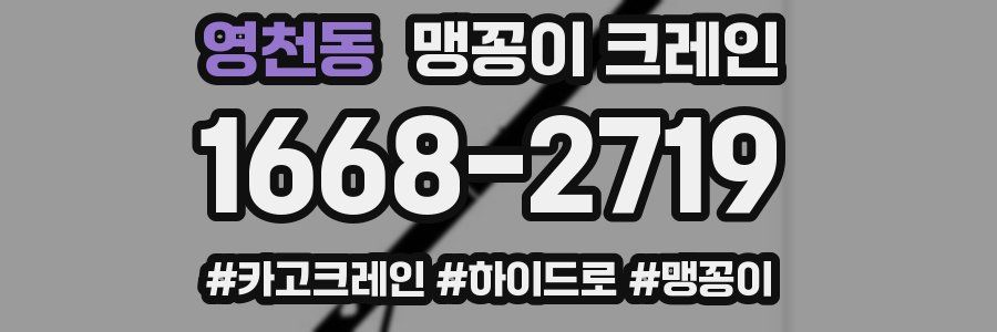 영천동 맹꽁이 크레인