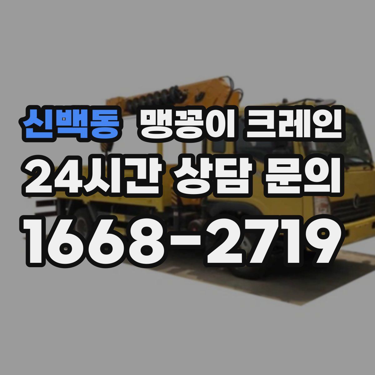 신백동 맹꽁이 크레인
