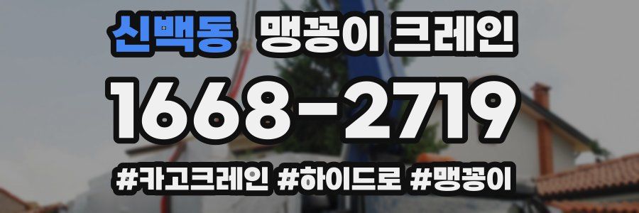 신백동 맹꽁이 크레인