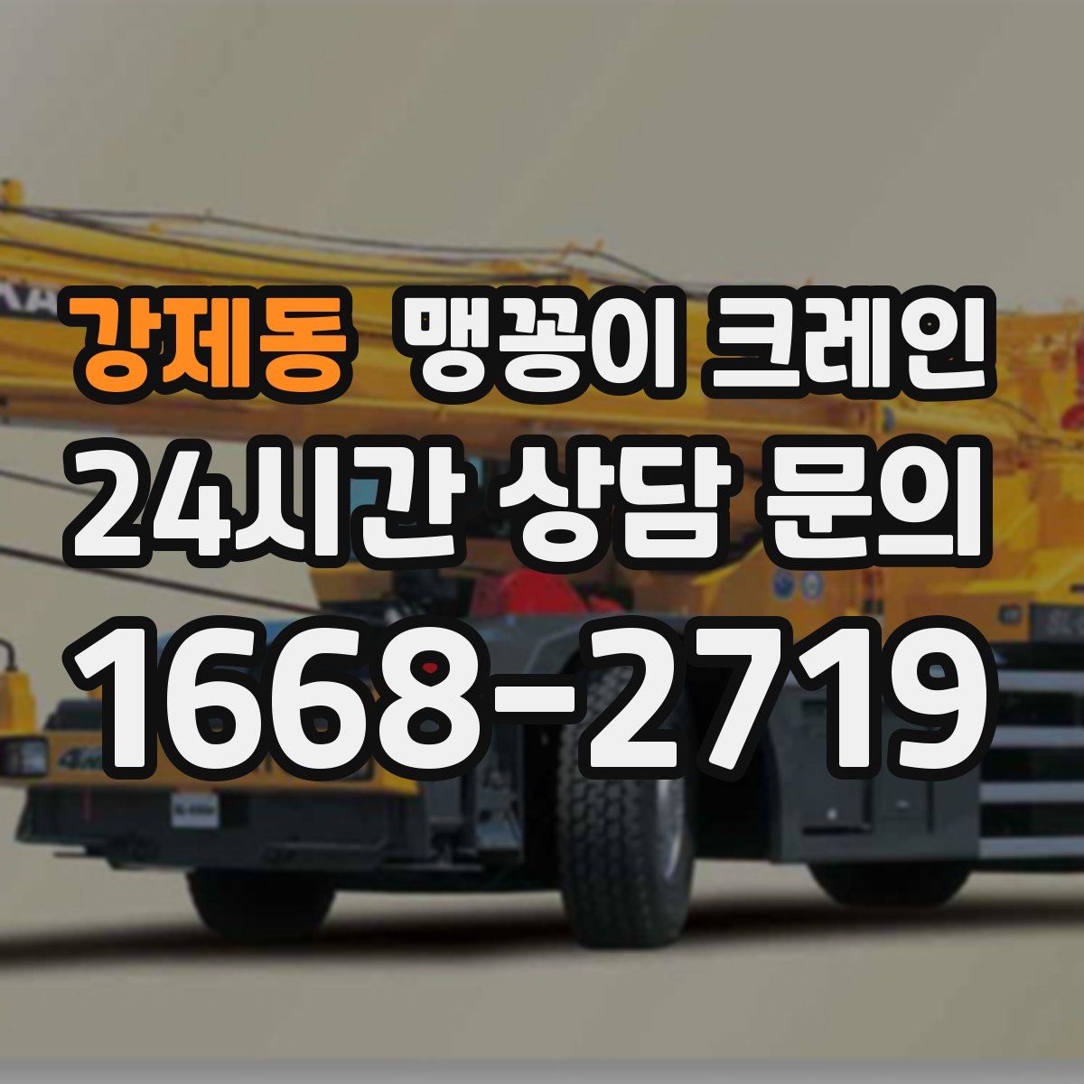 강제동 맹꽁이 크레인