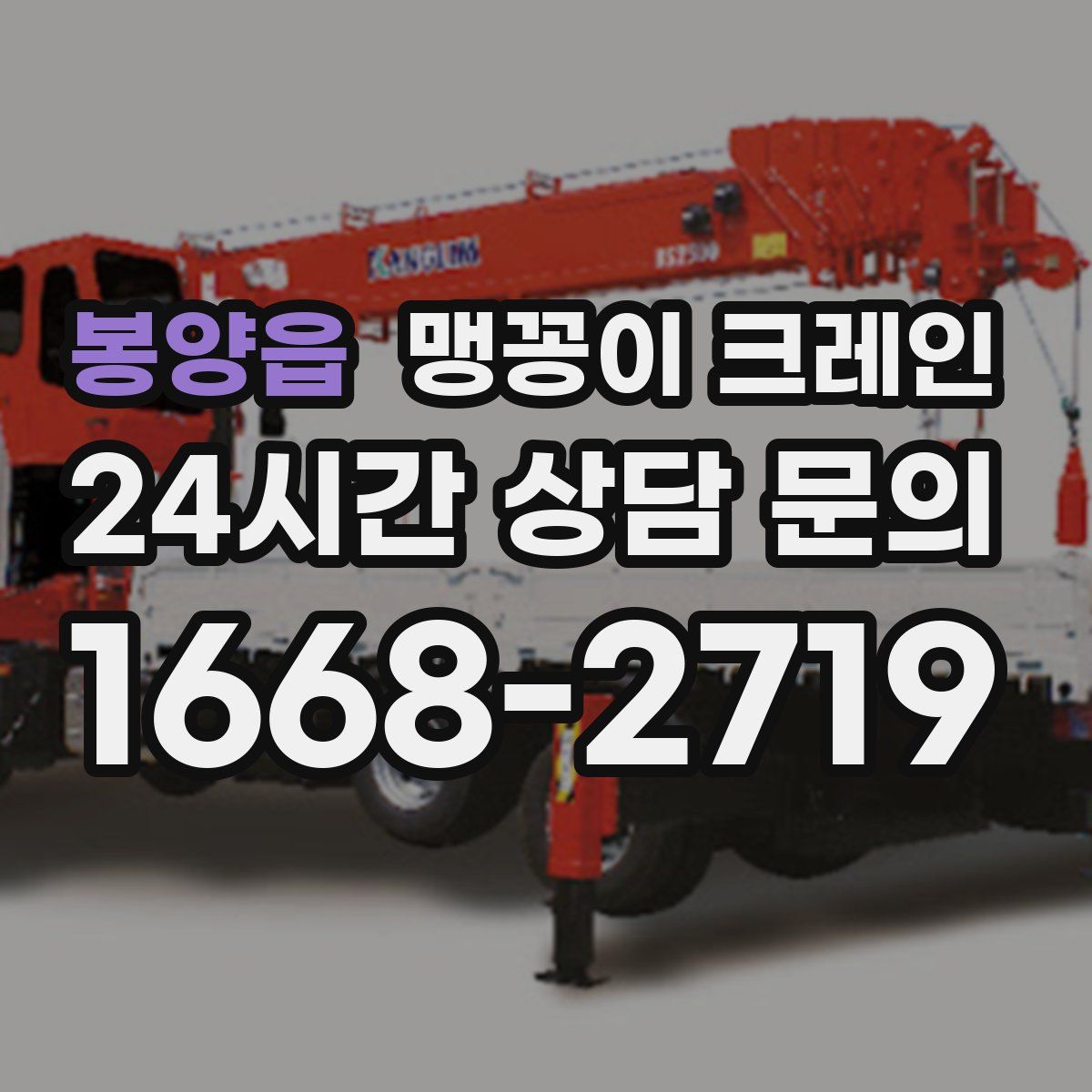 봉양읍 맹꽁이 크레인