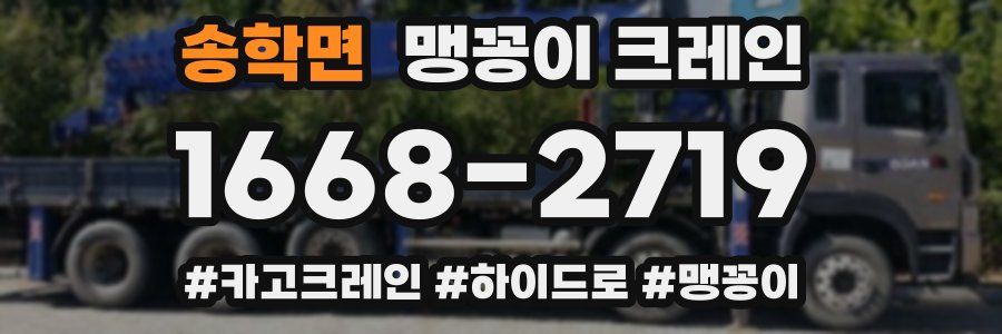 송학면 맹꽁이 크레인
