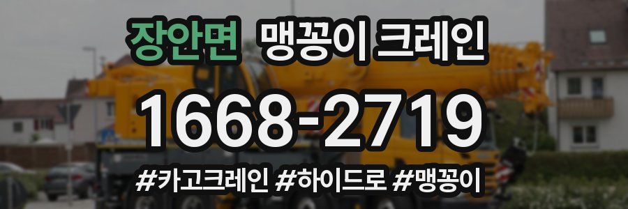 장안면 맹꽁이 크레인
