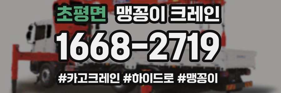 초평면 맹꽁이 크레인