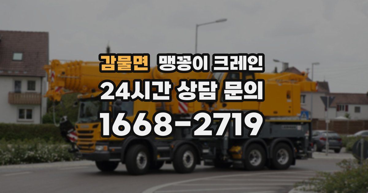 감물면 맹꽁이 크레인