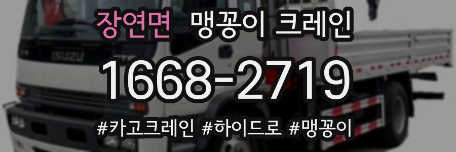 장연면 맹꽁이 크레인