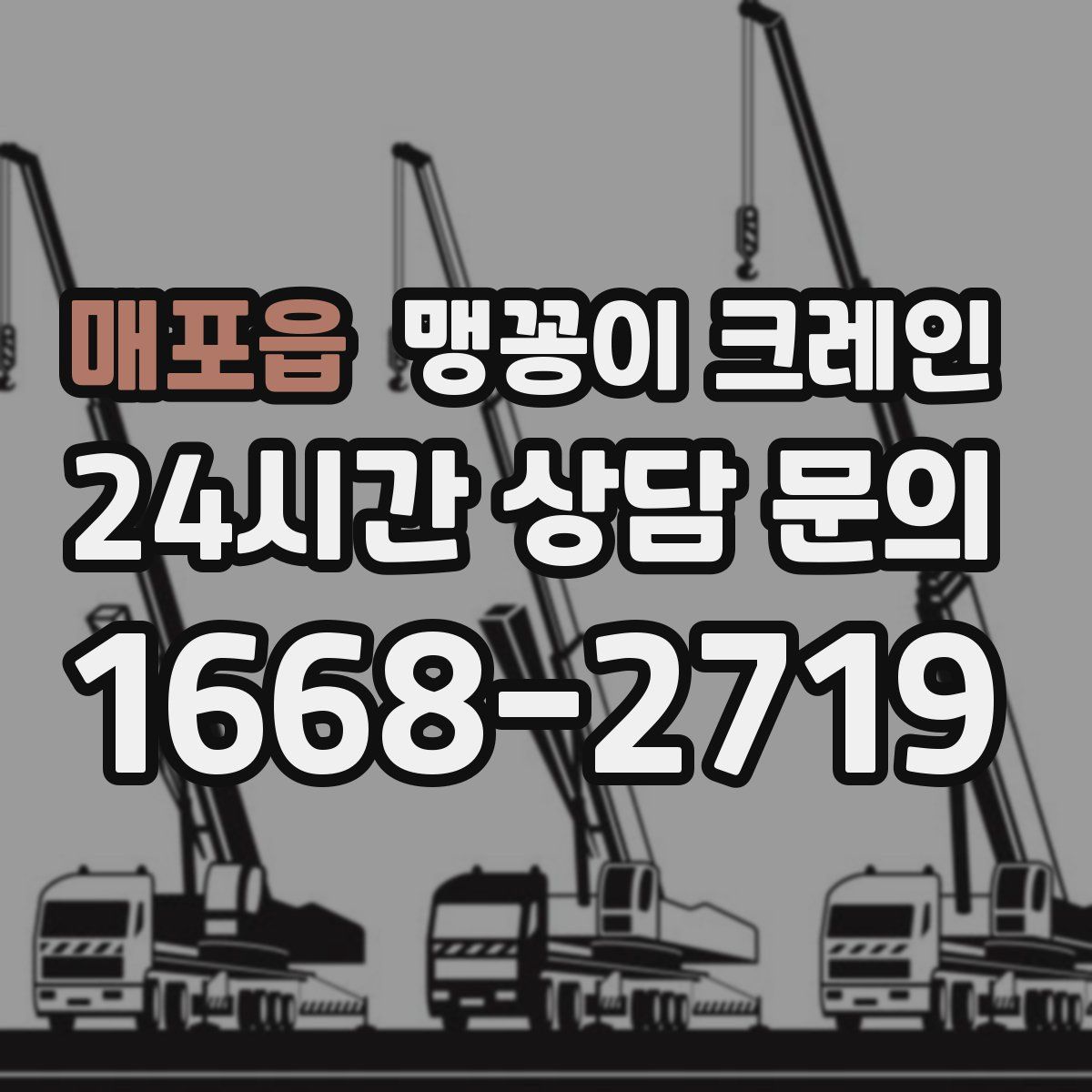 매포읍 맹꽁이 크레인