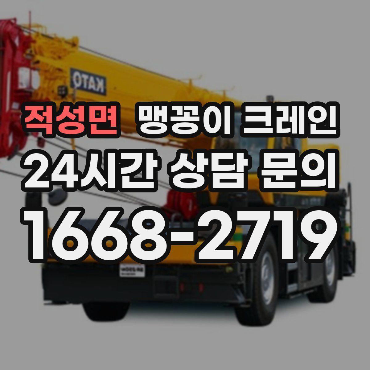 적성면 맹꽁이 크레인