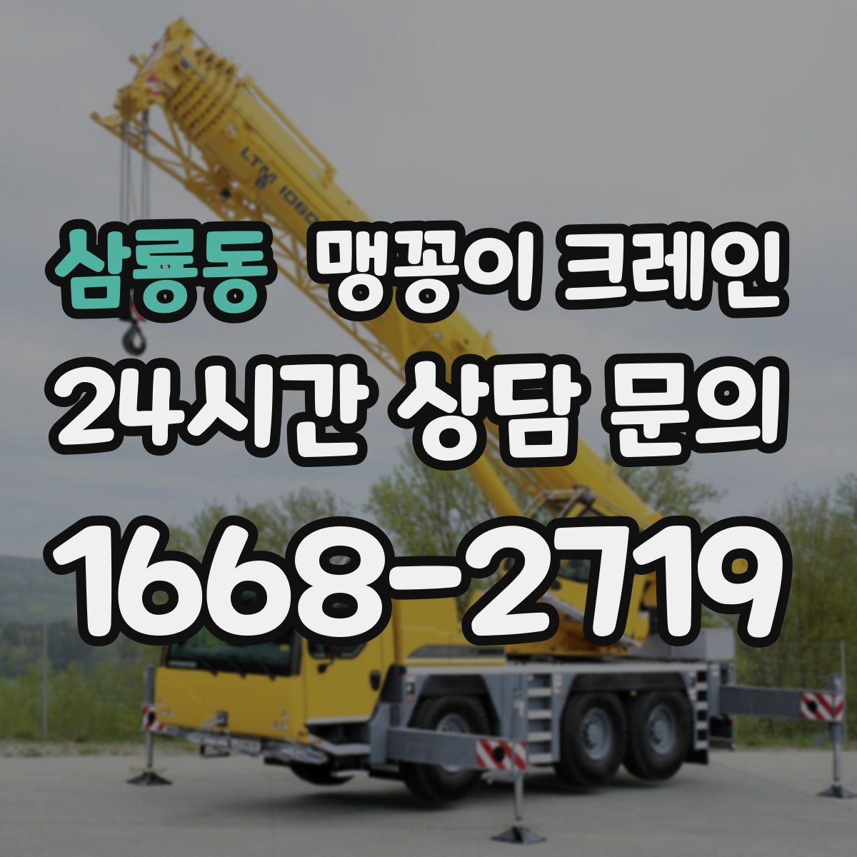 삼룡동 맹꽁이 크레인