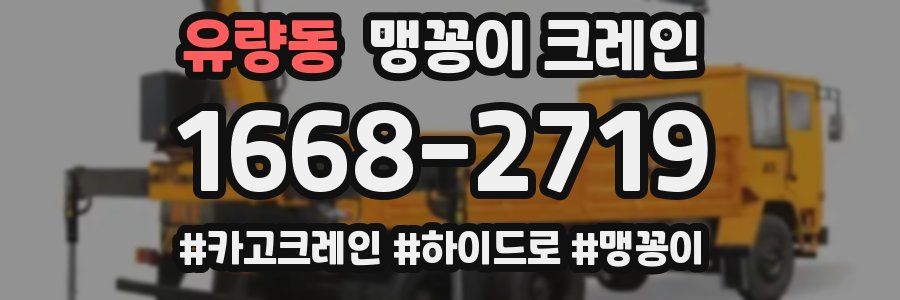 유량동 맹꽁이 크레인