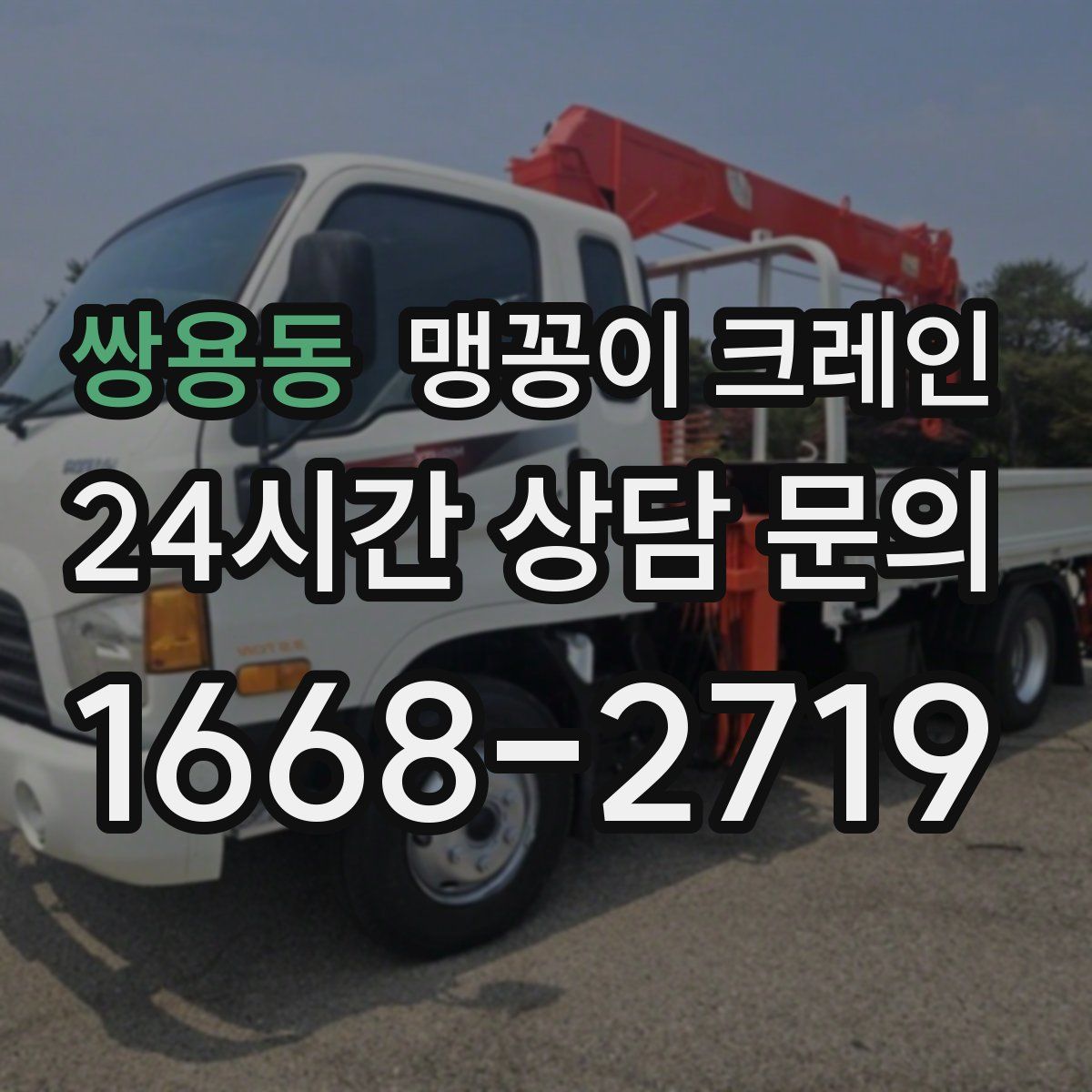 쌍용동 맹꽁이 크레인