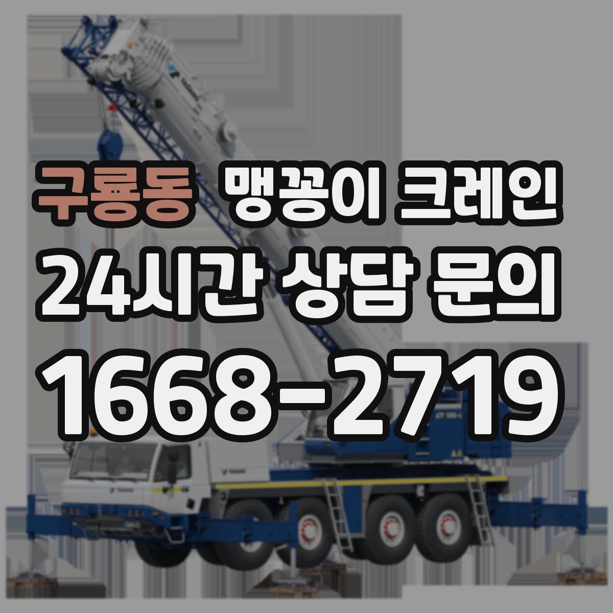 구룡동 맹꽁이 크레인