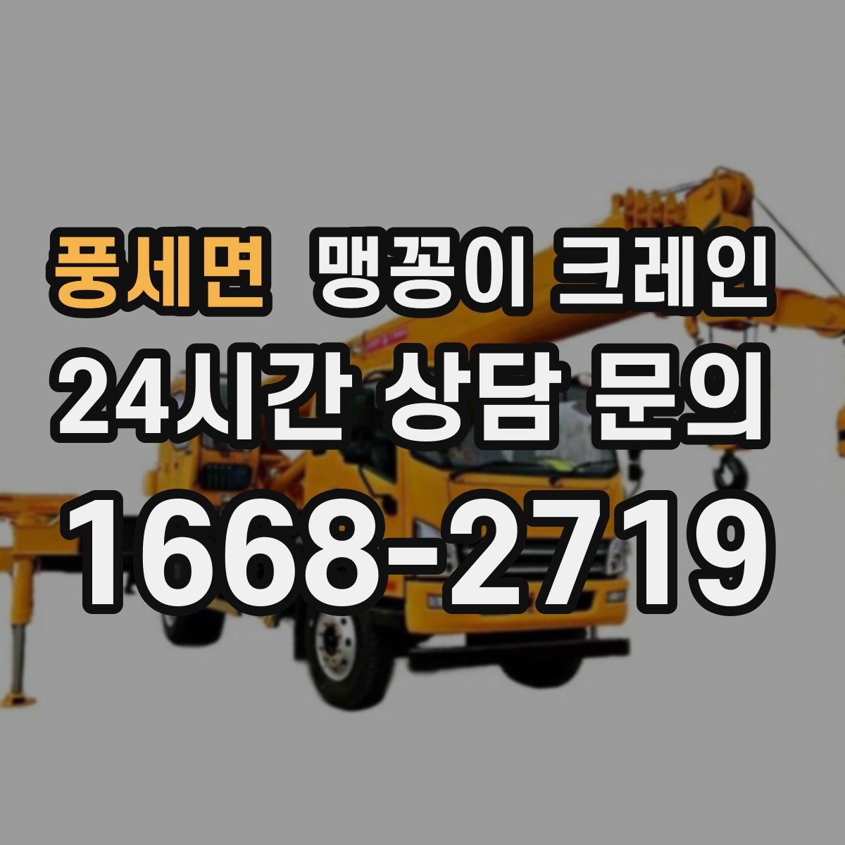풍세면 맹꽁이 크레인