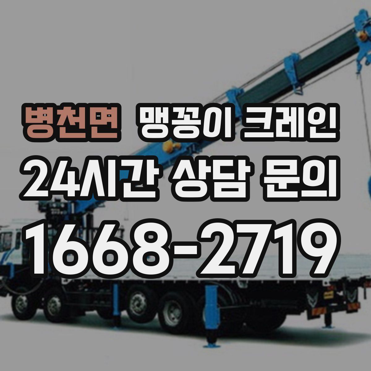 병천면 맹꽁이 크레인
