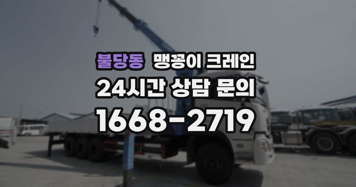 불당동 맹꽁이 크레인