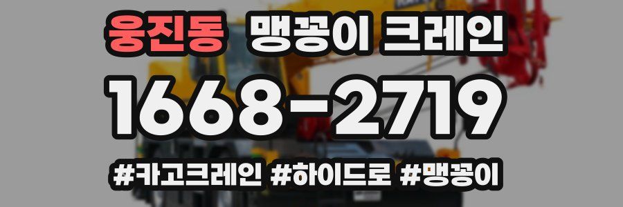 웅진동 맹꽁이 크레인