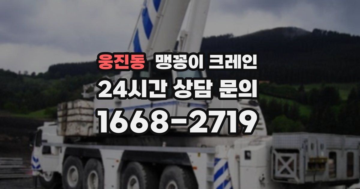 웅진동 맹꽁이 크레인
