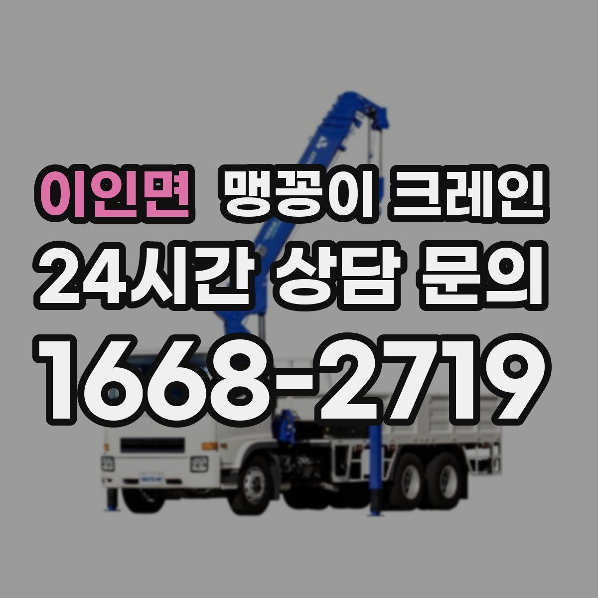 이인면 맹꽁이 크레인