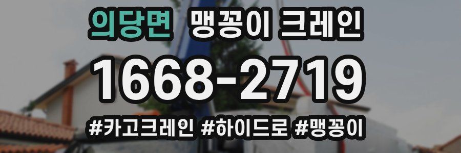 의당면 맹꽁이 크레인