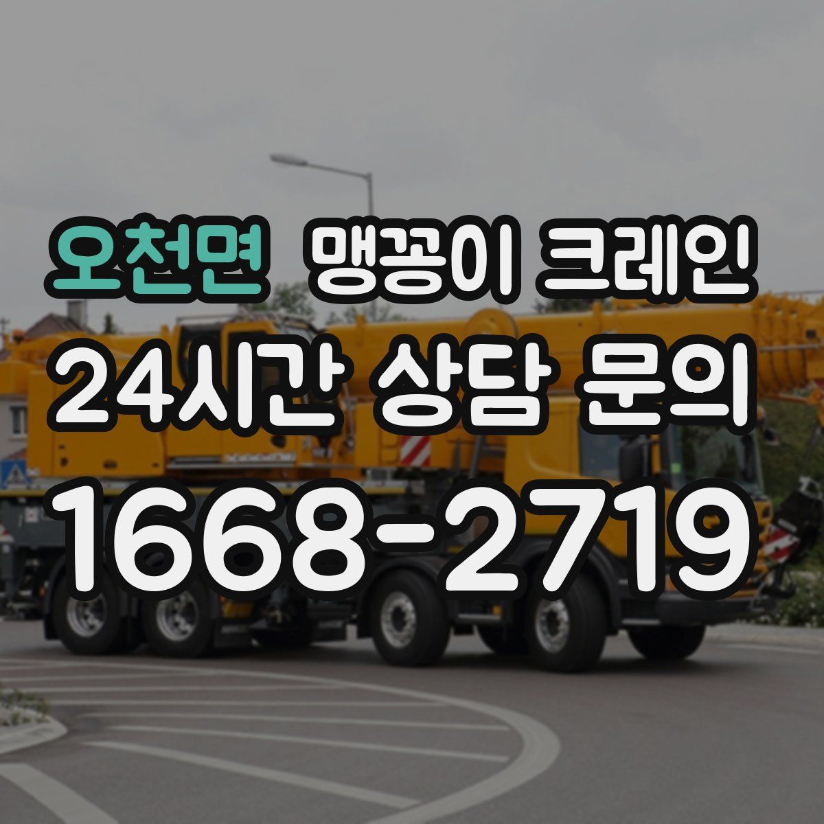 오천면 맹꽁이 크레인