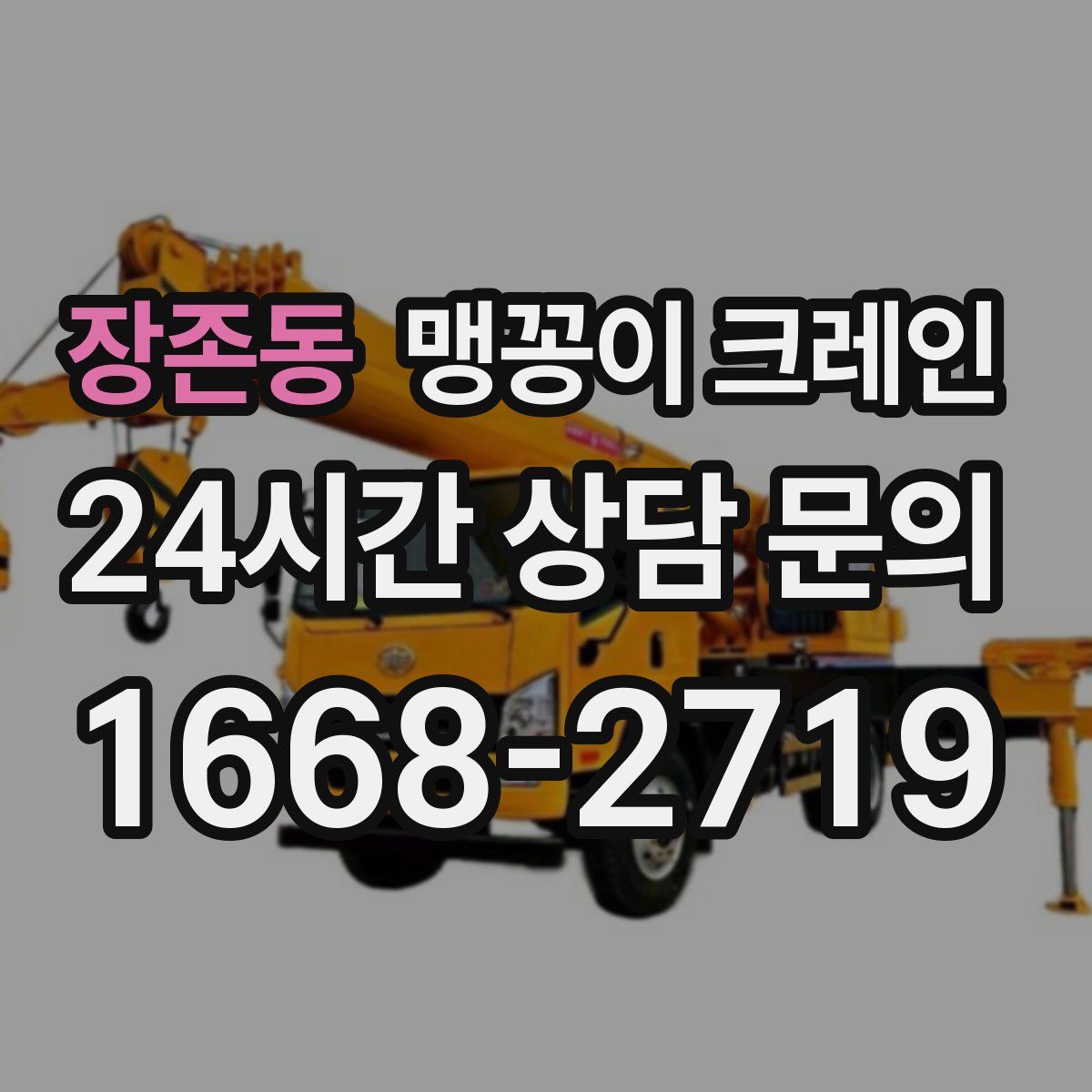장존동 맹꽁이 크레인