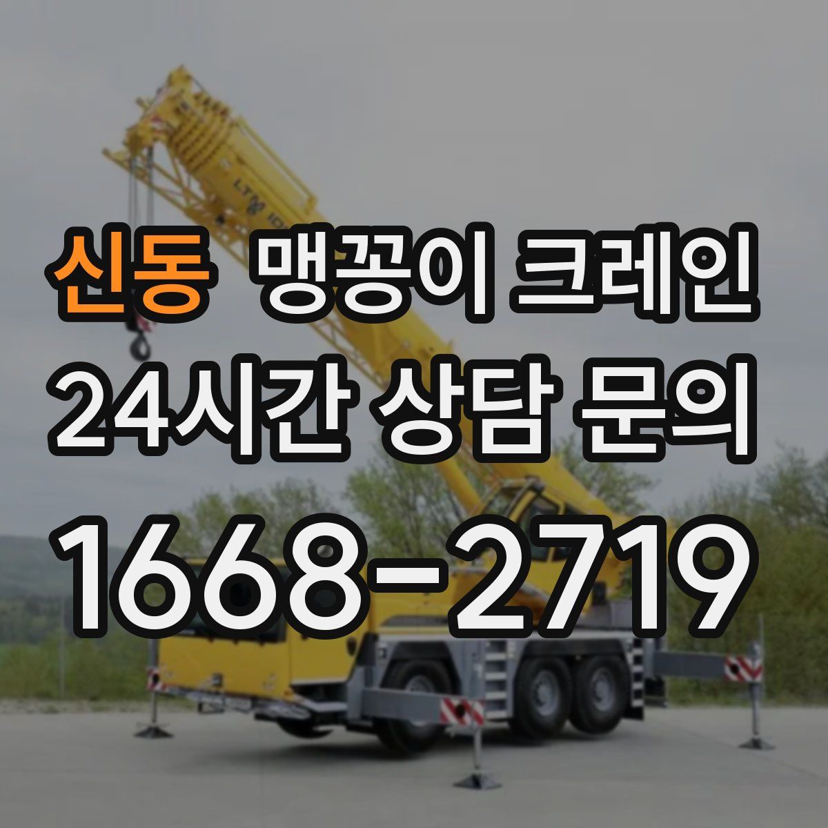 신동 맹꽁이 크레인