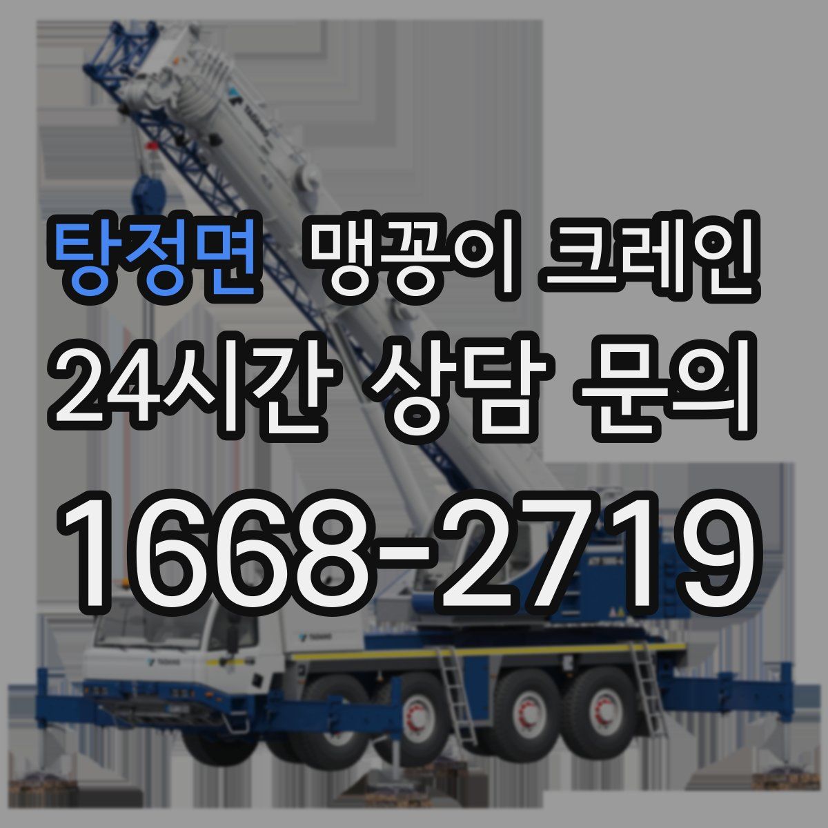 탕정면 맹꽁이 크레인