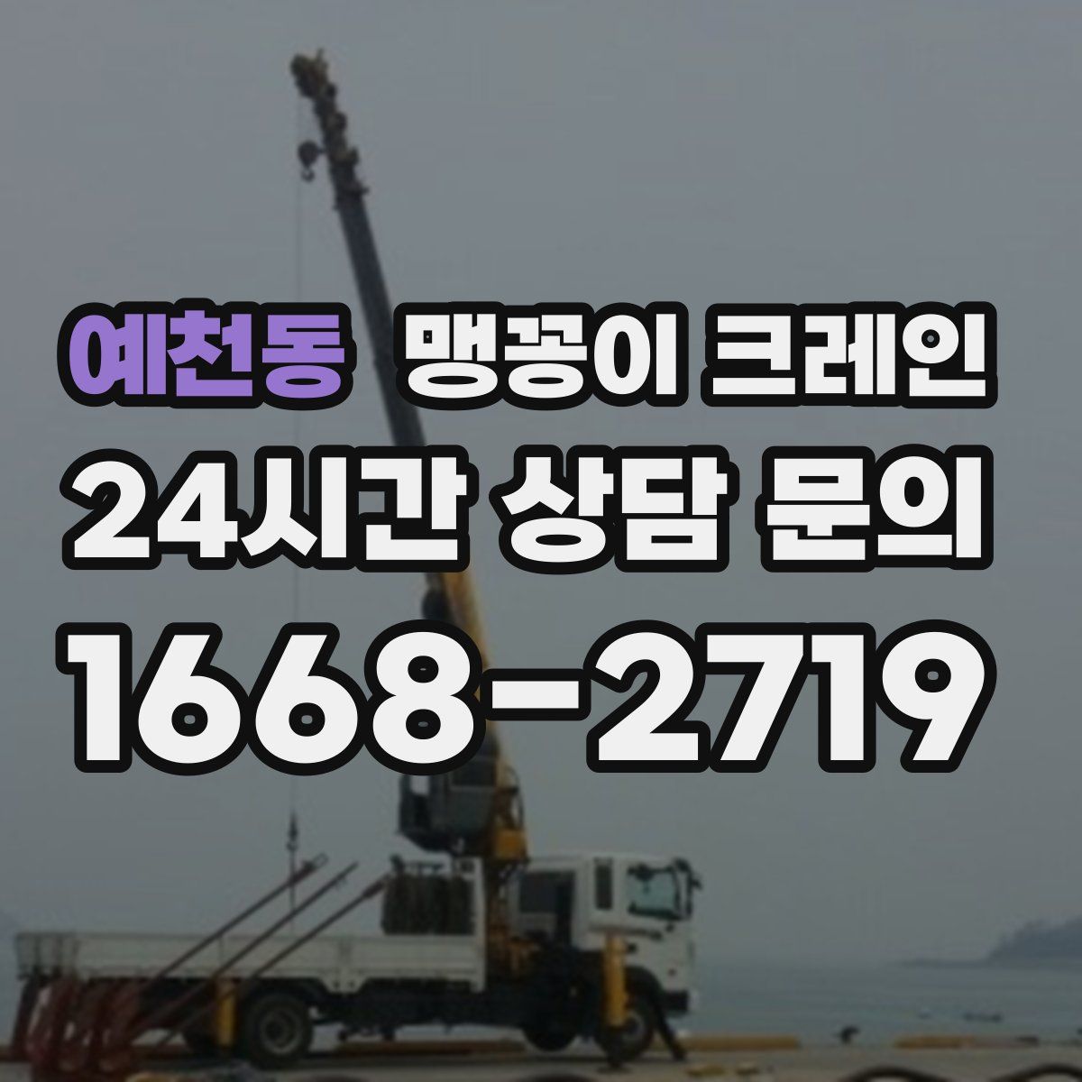 예천동 맹꽁이 크레인