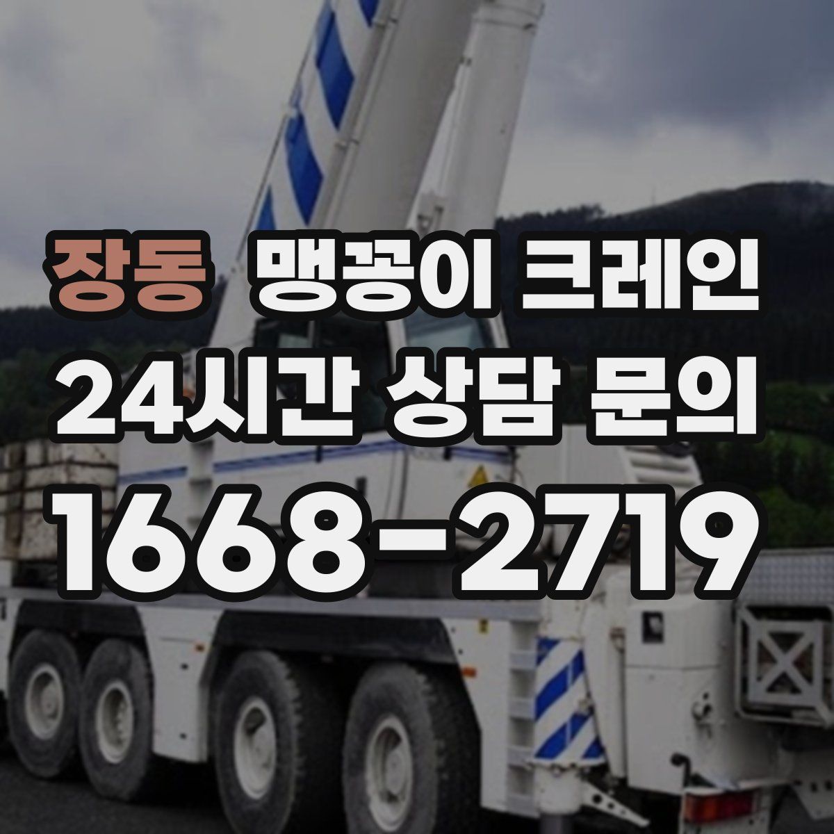 장동 맹꽁이 크레인