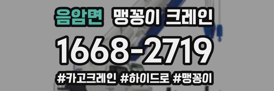 음암면 맹꽁이 크레인
