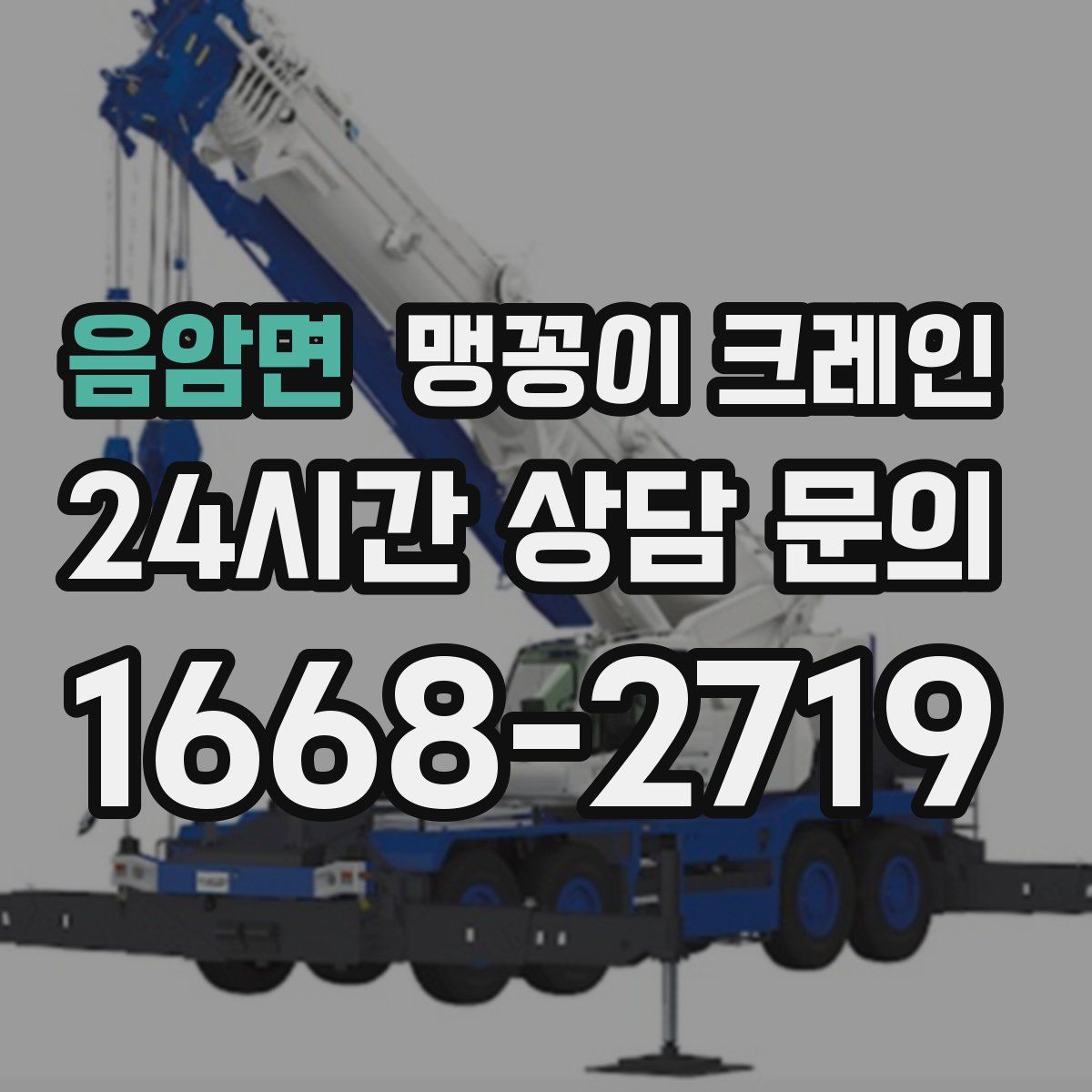 음암면 맹꽁이 크레인
