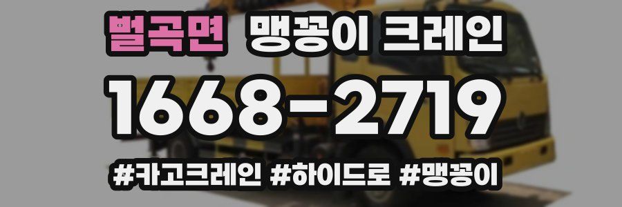 벌곡면 맹꽁이 크레인