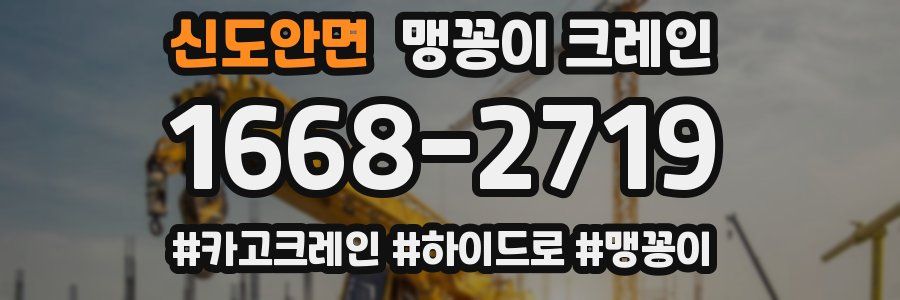 신도안면 맹꽁이 크레인
