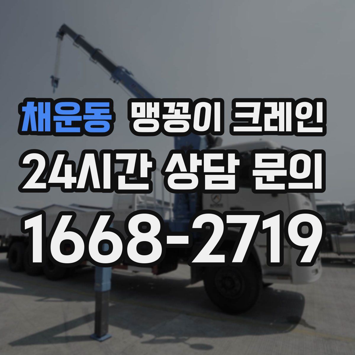 채운동 맹꽁이 크레인