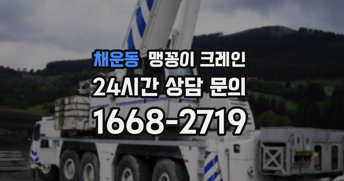채운동 맹꽁이 크레인