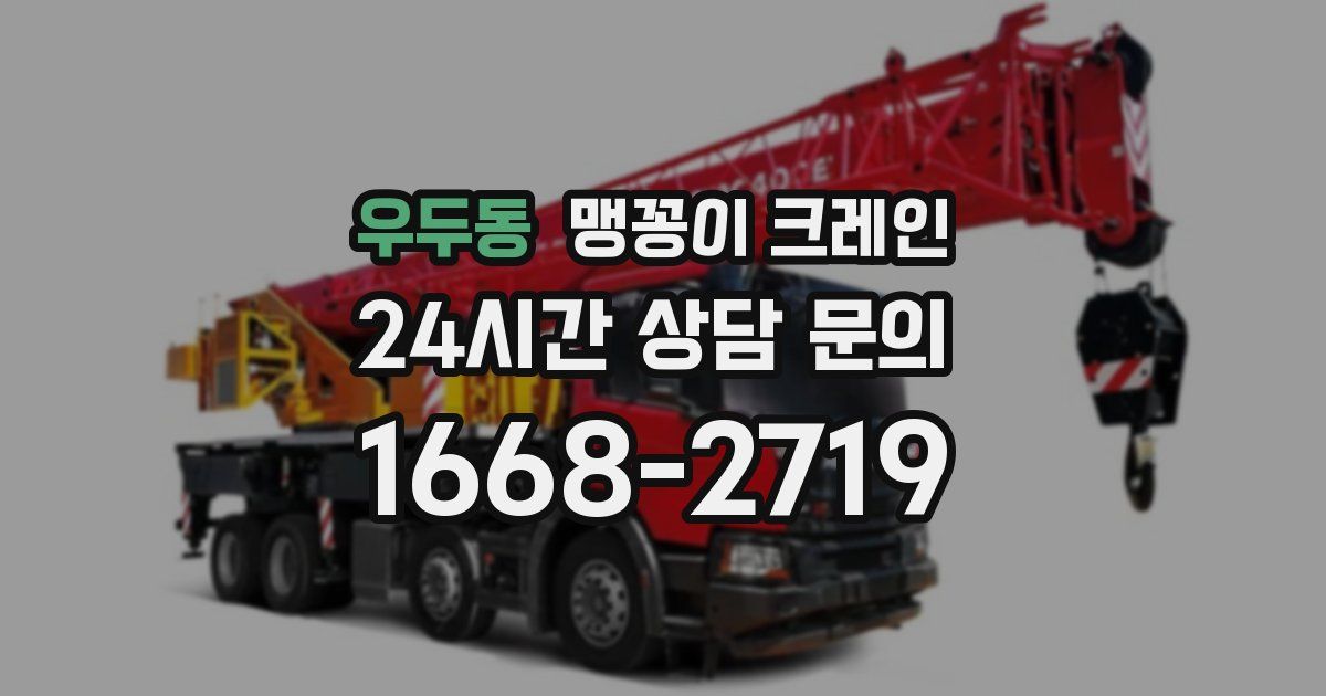 우두동 맹꽁이 크레인