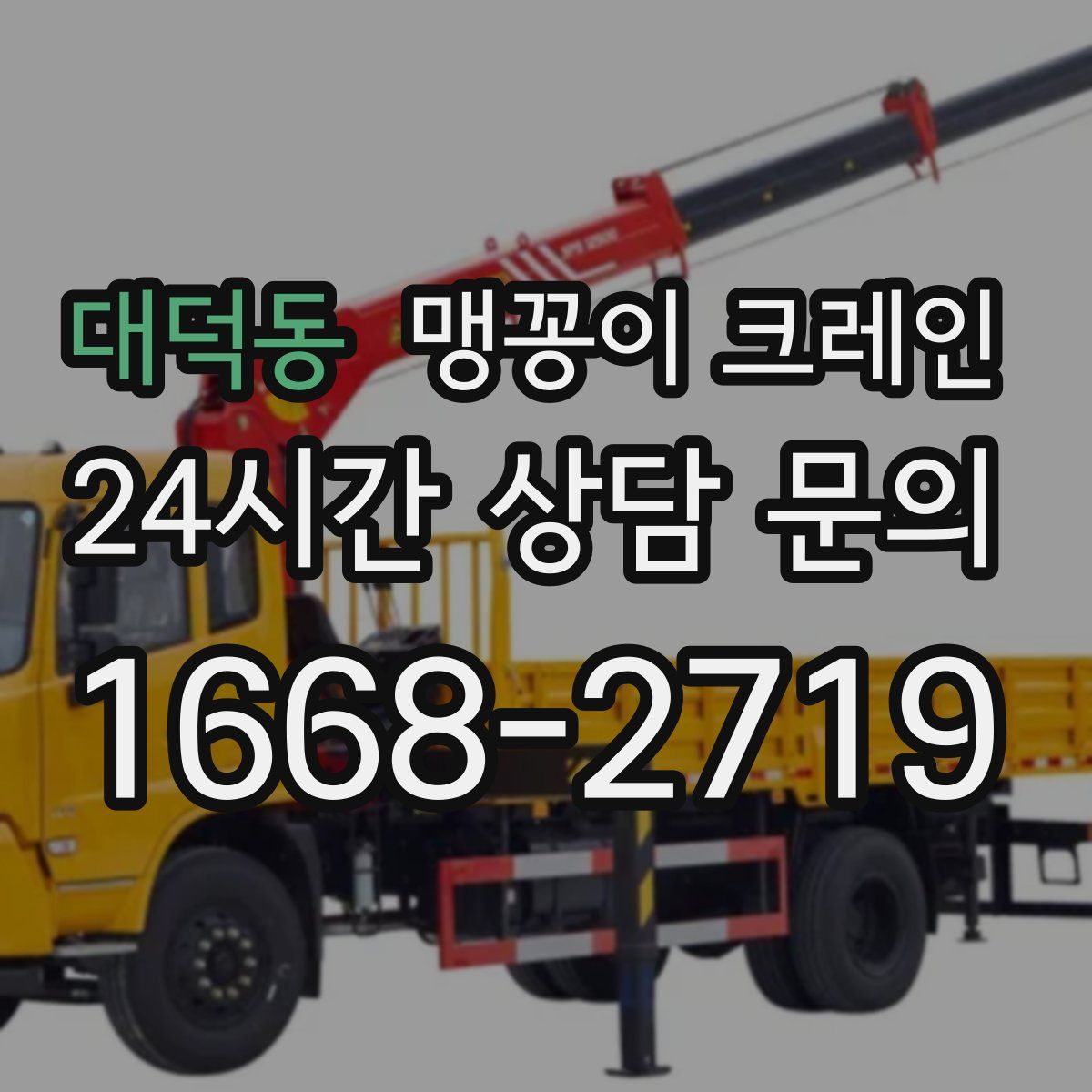 대덕동 맹꽁이 크레인