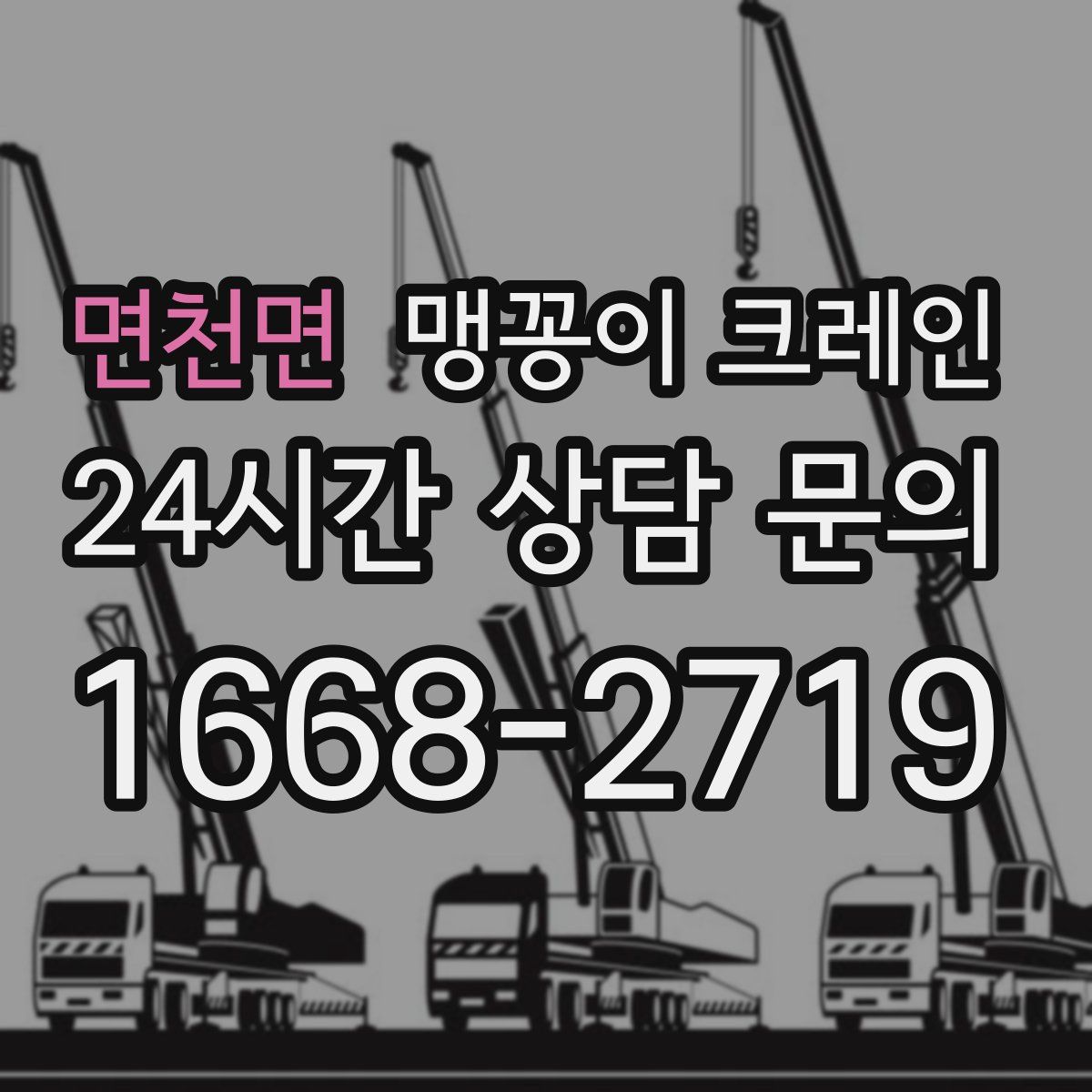 면천면 맹꽁이 크레인