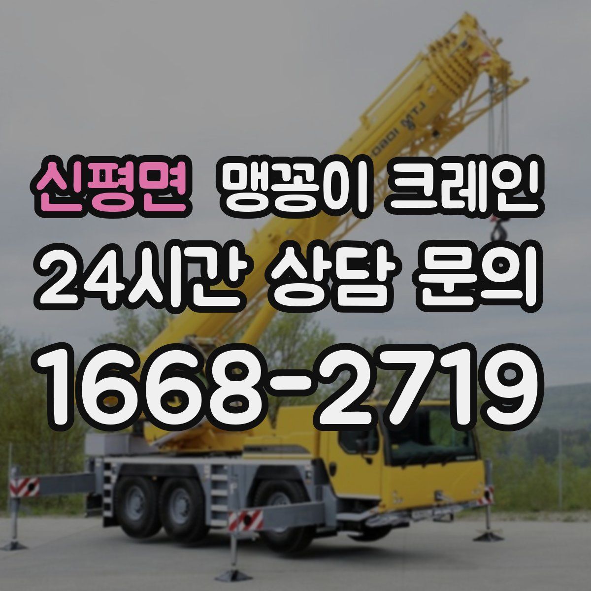 신평면 맹꽁이 크레인