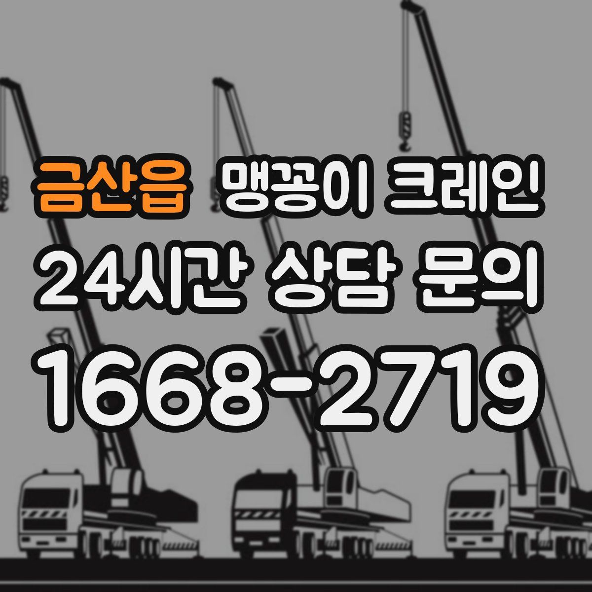 금산읍 맹꽁이 크레인
