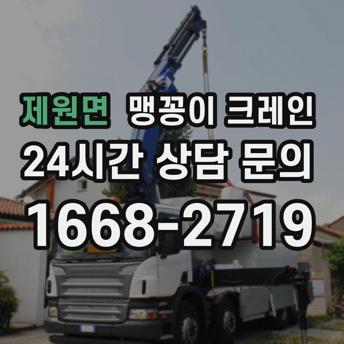 제원면 맹꽁이 크레인